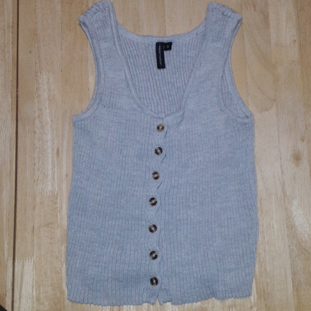 Bottom up cotton tank top